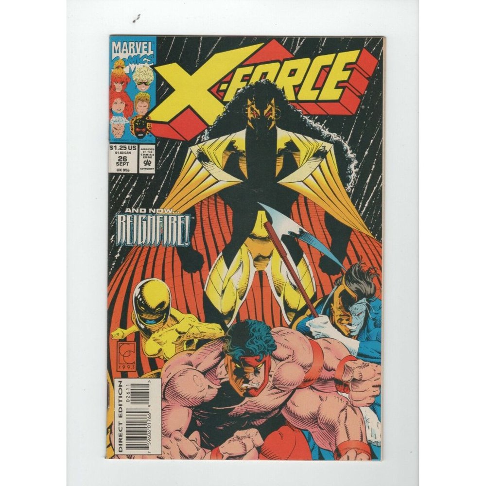 Comic Book Vintage Marvel Comics Sept 26 X-Force & Now Reignfire Direct Edition